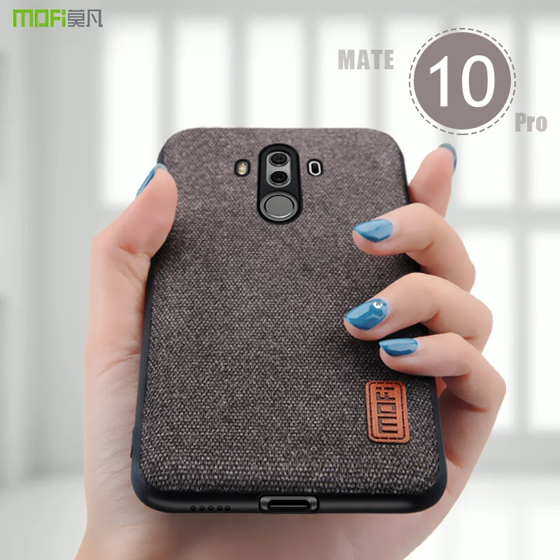 Чехол для HUAWEI Mate 10 Pro чехол жесткий MOFi из поликарбоната 10Pro мягкие ТПУ тканевые