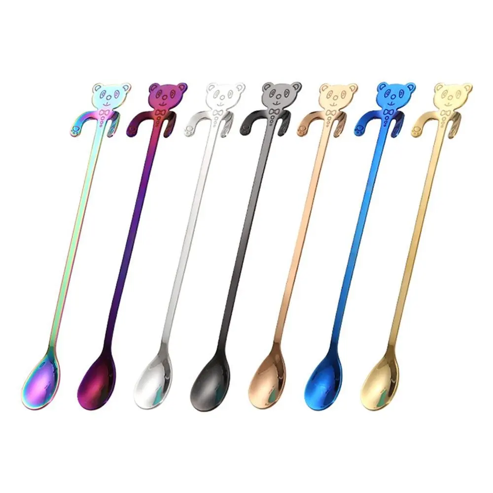 20cm Long Handle Ice Tea Spoons, Stainless Steel Hanging Mixing Stirring Spoons, Coffee Teaspoons, Cute Bear Scoops for Mug Cup
20cm Long Handle Ice Tea Spoons, Stainless Steel Hanging Mixing Stirring Spoons, Coffee Teaspoons, Cute Bear Scoops for Mug Cup
