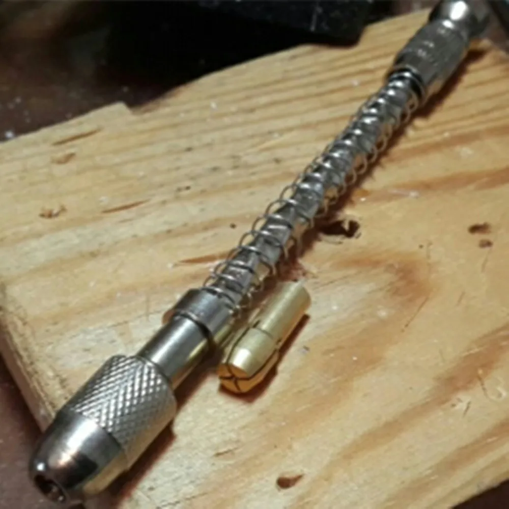 Mini Hand Push Drill Pin Vise Chuck Model Wood Plastic Spiral Push Hand Drill Beading Tools Micro Twist Bit Craft Jewelry Tool
Mini Hand Push Drill Pin Vise Chuck Model Wood Plastic Spiral Push Hand Drill Beading Tools Micro Twist Bit Craft Jewelry Tool
