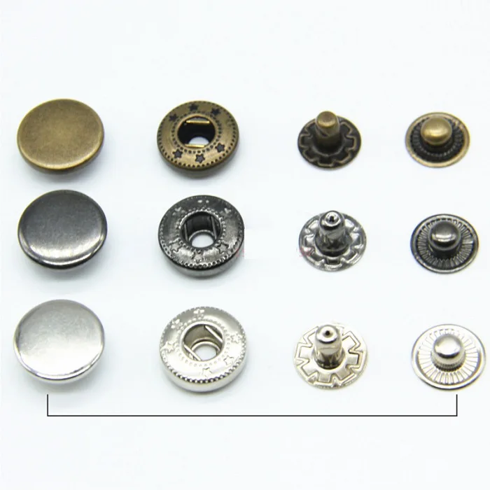 4in one Snap Buttons 10/12/15mm Fasteners Press Stud metal copper for handmade Gift Box Scrapbook Craft DIY Sewing Accessorie Wh
4in one Snap Buttons 10/12/15mm Fasteners Press Stud metal copper for handmade Gift Box Scrapbook Craft DIY Sewing Accessorie Wh