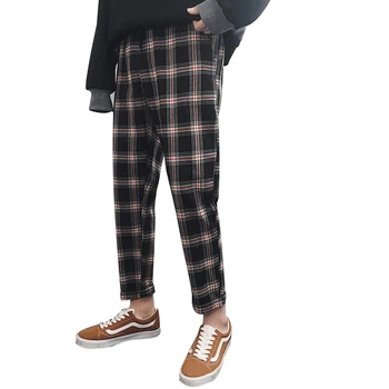Plaid Harem Pants Men Japanese Harajuku Trousers Men Japan Style High Street Streetwear Hip Hop Mens Clothing Large Sizes LC7013
Plaid Harem Pants Men Japanese Harajuku Trousers Men Japan Style High Street Streetwear Hip Hop Mens Clothing Large Sizes LC7013