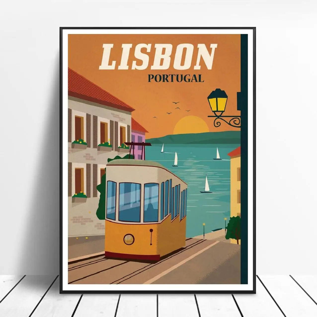 VINTAGE LISBON PORTUGAL Painting Canvas poster Wall Art Pictures for Living Room Home Decoration No Frame
VINTAGE LISBON PORTUGAL Painting Canvas poster Wall Art Pictures for Living Room Home Decoration No Frame
