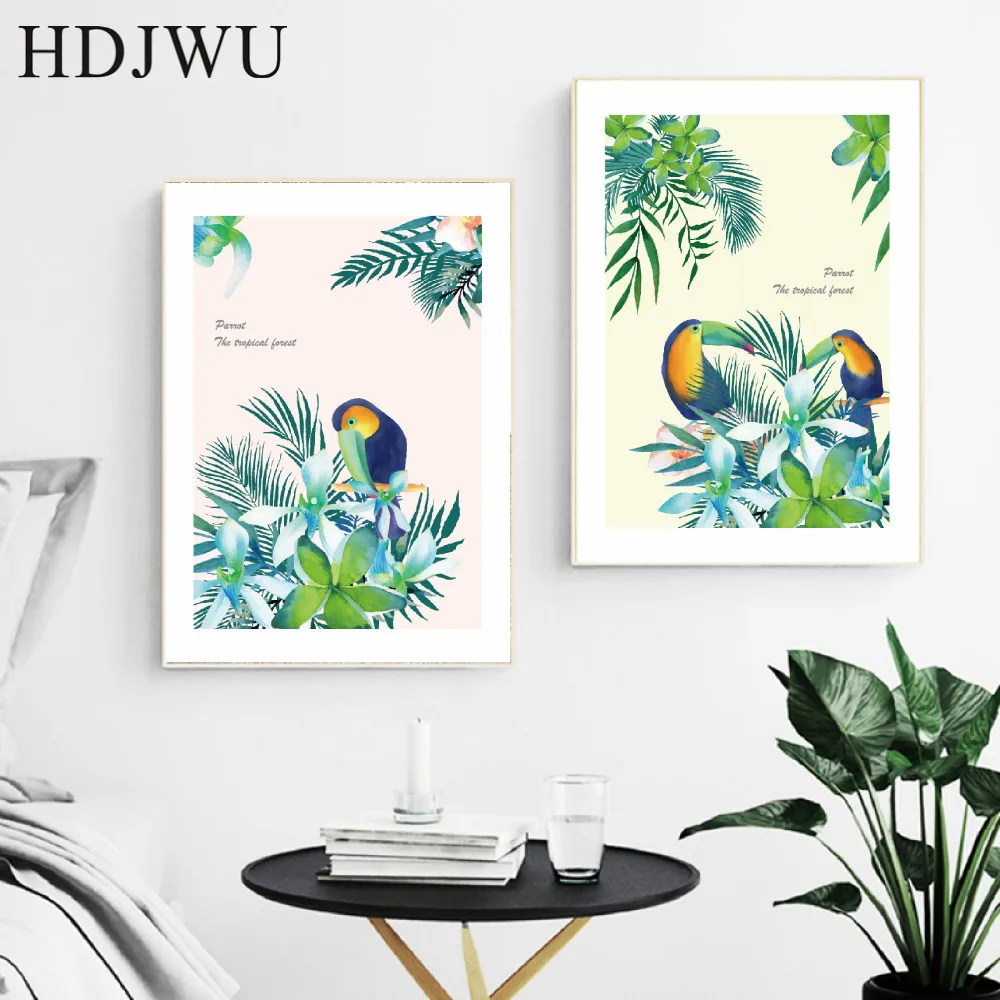 Nordic Art Home Canvas Painting Forest parrot trees Printing Posters Wall Pictures for Living Room AJ00119
Nordic Art Home Canvas Painting Forest parrot trees Printing Posters Wall Pictures for Living Room AJ00119