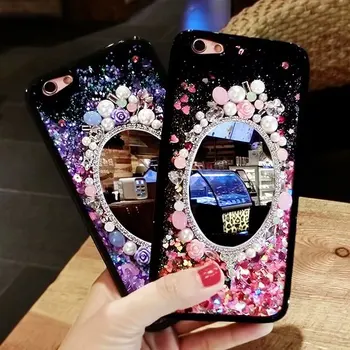 XINGDUO Glitter Quicksand phone case for iphone 6 7 8 6s Plus X bling Diamonds flower Mirror shell for iphone XS XR XS MAX cover
XINGDUO Glitter Quicksand phone case for iphone 6 7 8 6s Plus X bling Diamonds flower Mirror shell for iphone XS XR XS MAX cover