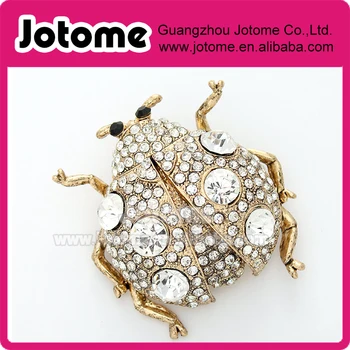 Ladybug Brooch Crystal Gold Ladybug Broach Rhinestone Insect Bug Brooches Jewelry for Ladybugs Lover 2"H x 1 3/4"W inches
Ladybug Brooch Crystal Gold Ladybug Broach Rhinestone Insect Bug Brooches Jewelry for Ladybugs Lover 2"H x 1 3/4"W inches