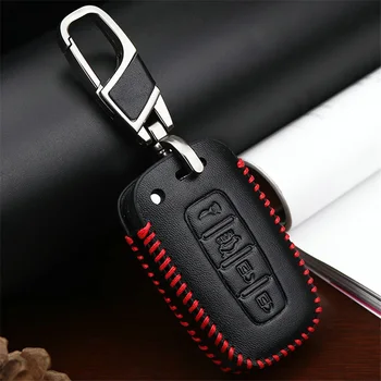 Leather Car Key Case Cover For Hyundai Solaris 2017 I20 I30 I40 IX25 IX35 Creta Elantra Accent Tucson Key Ring of Accessories
Leather Car Key Case Cover For Hyundai Solaris 2017 I20 I30 I40 IX25 IX35 Creta Elantra Accent Tucson Key Ring of Accessories