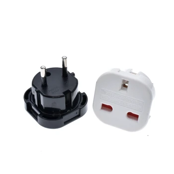 Black/White UK TO EU EUROPE EUROPEAN UNiVERSAL TRAVEL CHARGER ADAPTER PLUG CONVERTER 2 PiN Wall Plug Socket
Black/White UK TO EU EUROPE EUROPEAN UNiVERSAL TRAVEL CHARGER ADAPTER PLUG CONVERTER 2 PiN Wall Plug Socket