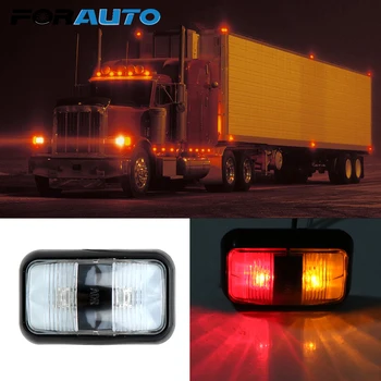 FORAUTO Car Piranha Blinker Light 2 LED Side Marker Light For Truck Trailer Boat Car-Styling Waterproof Dark Warning Lamps
FORAUTO Car Piranha Blinker Light 2 LED Side Marker Light For Truck Trailer Boat Car-Styling Waterproof Dark Warning Lamps