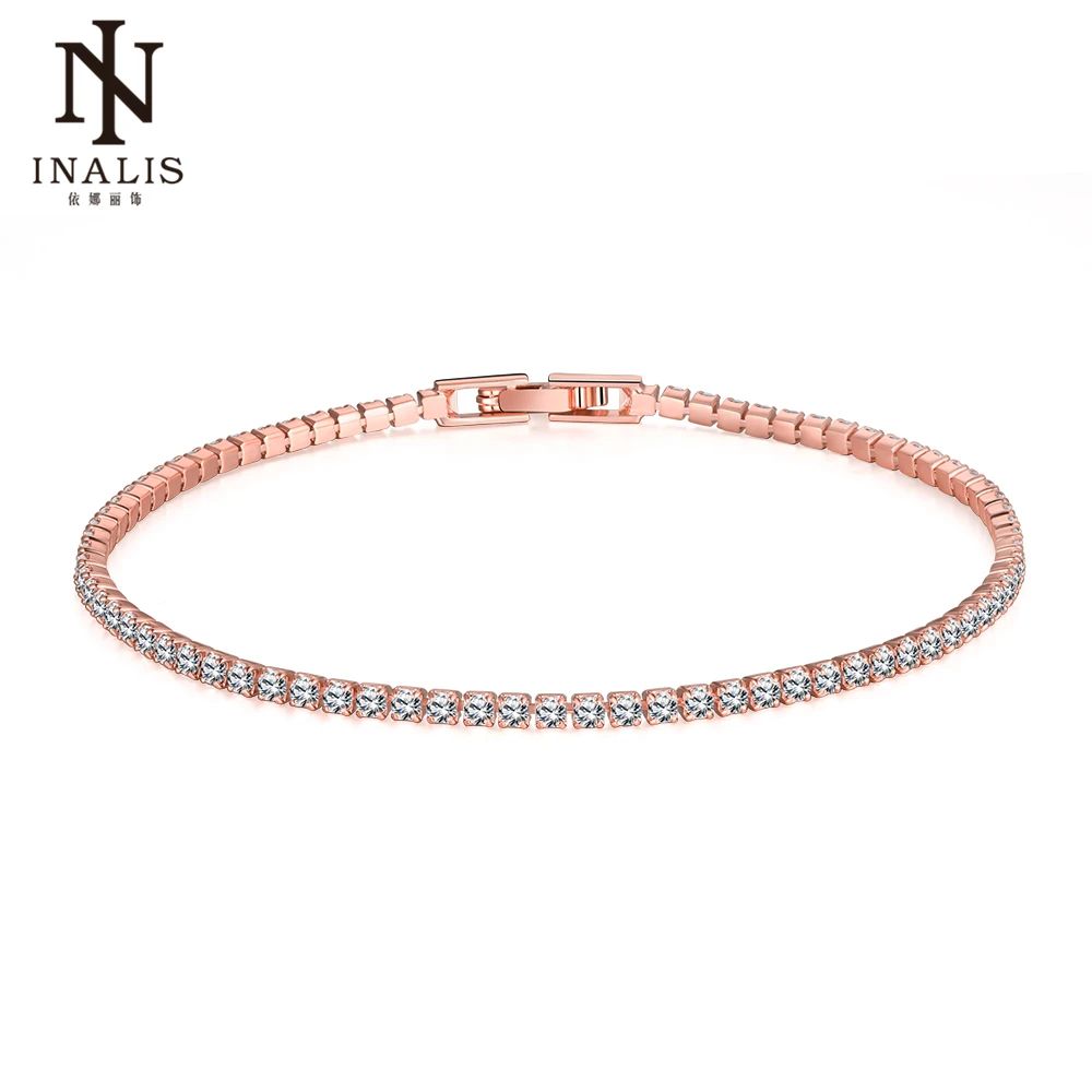 INALIS Fashion Crystals Bracelets for Women Chain & Link Pulseiras Rose Gold Color Jewelry Women Bracelet
INALIS Fashion Crystals Bracelets for Women Chain & Link Pulseiras Rose Gold Color Jewelry Women Bracelet