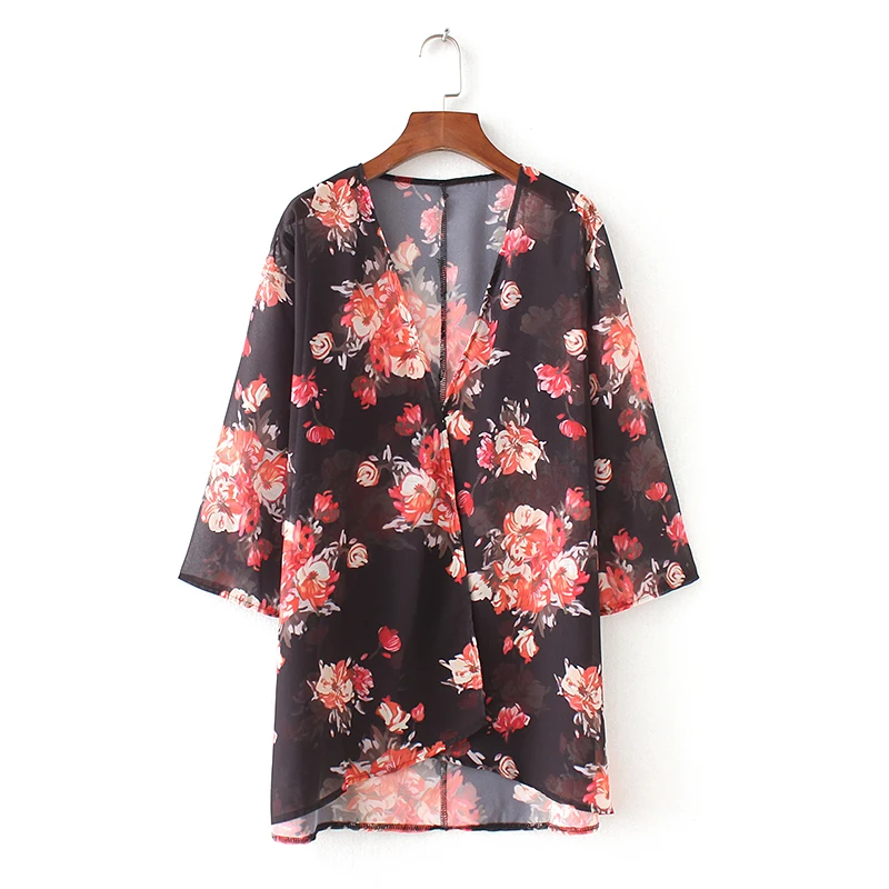 2018 Women Shirt Kimono Boho Beach Cardigan Vintage Floral Print Blouse Loose Chiffon Cardigans Holiday Coat Kimono Plus Size
2018 Women Shirt Kimono Boho Beach Cardigan Vintage Floral Print Blouse Loose Chiffon Cardigans Holiday Coat Kimono Plus Size
