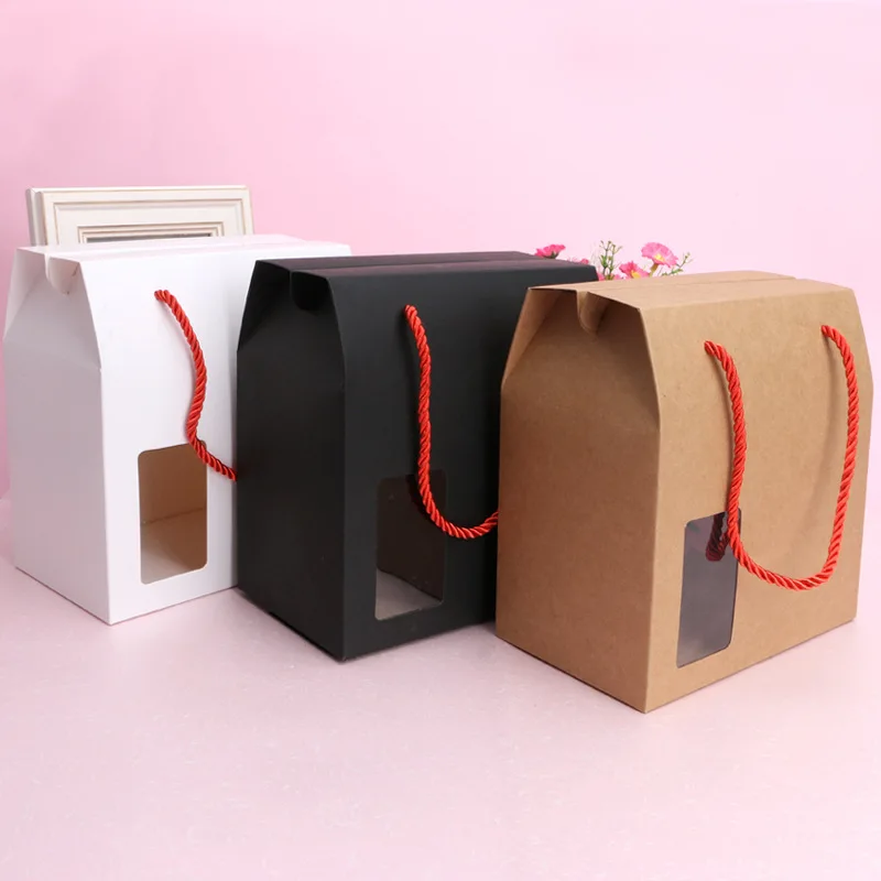 10pcs Portable Kraft Paper Favor Candy Boxes Clear Window Packaging Box Wedding Festival Party Gift Bag Party Supplies 
10pcs Portable Kraft Paper Favor Candy Boxes Clear Window Packaging Box Wedding Festival Party Gift Bag Party Supplies