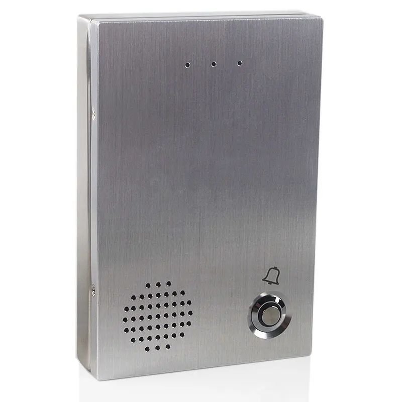 IP55 Водонепроницаемый SIP дверной телефон 12V DC или 48V PoE IAX2 дверь сталь 1 реле|sip door