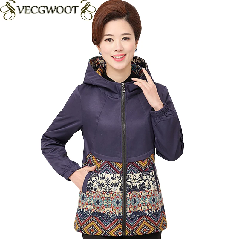 Women Outerwear Spring/Autumn Jacket Women 2018 New Fashion Slim Print Large size Hooded Jacket Women Long Sleeve Jacket X1051
Women Outerwear Spring/Autumn Jacket Women 2018 New Fashion Slim Print Large size Hooded Jacket Women Long Sleeve Jacket X1051