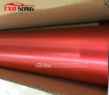 Newest Red chrome matte brushed car sticker Metallich chrome brushed vinyl film with size:1.52*20M per roll by free shipping
Newest Red chrome matte brushed car sticker Metallich chrome brushed vinyl film with size:1.52*20M per roll by free shipping