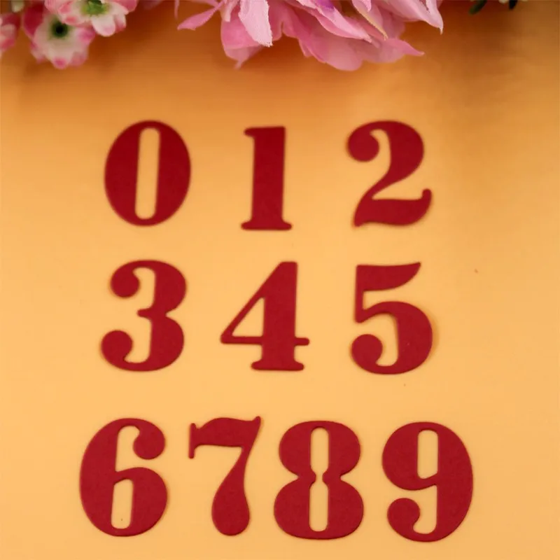 YINISE 007 0-9 Numbers Metal Cutting Dies For Scrapbooking Stencils DIY Cards Album Decoration Embossing Folder Die CUTS Cutter
YINISE 007 0-9 Numbers Metal Cutting Dies For Scrapbooking Stencils DIY Cards Album Decoration Embossing Folder Die CUTS Cutter