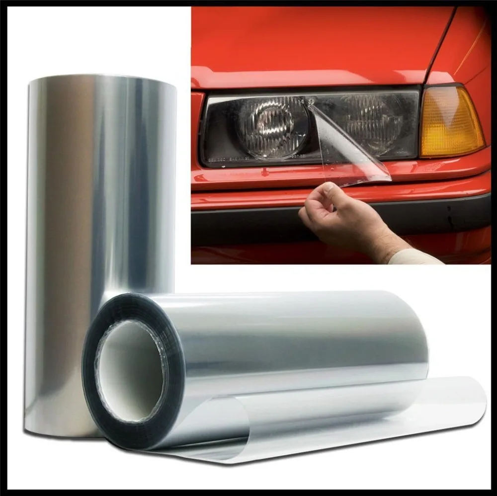 Transparent 30x120CM Self Adhesive Headlights Tail Lights Fog Lights Tint Vinyl Film Car Sticker and Decal Auto Styling Decor
Transparent 30x120CM Self Adhesive Headlights Tail Lights Fog Lights Tint Vinyl Film Car Sticker and Decal Auto Styling Decor
