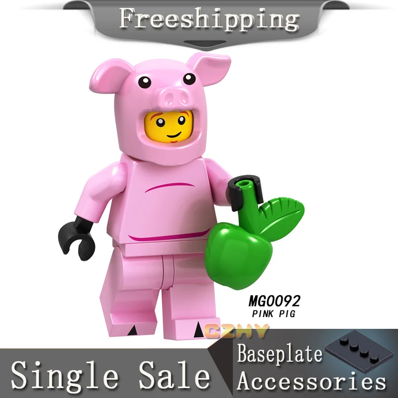 Cute Pink Pig Cowboy Sonic Circus troupe clown Cactus girl Unicorn boy Catwoman Elephant girl Toy Figures MG0092
Cute Pink Pig Cowboy Sonic Circus troupe clown Cactus girl Unicorn boy Catwoman Elephant girl Toy Figures MG0092