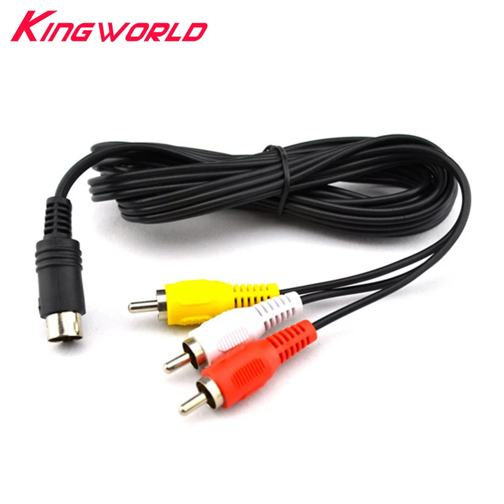 10pcs High quality AV Cable 9 pin Audio Video for SEGA Mega Drive 2 Genesis 2 and for Mega Drive 3 Genesis 3
10pcs High quality AV Cable 9 pin Audio Video for SEGA Mega Drive 2 Genesis 2 and for Mega Drive 3 Genesis 3