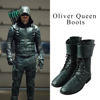 Green Arrow Cosplay Boots Oliver Queen Cosplay Shoes Men High Boots Hot Series Superhero Accessories Comic Custom Made
Green Arrow Cosplay Boots Oliver Queen Cosplay Shoes Men High Boots Hot Series Superhero Accessories Comic Custom Made