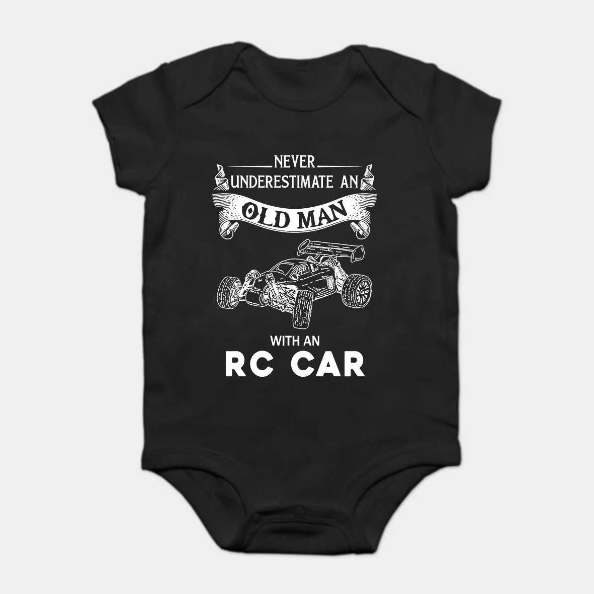 Baby Onesie Baby Bodysuits kid t shirt Funny novelty Never Underestimate an Old Man with an Rc car t shirts cool
Baby Onesie Baby Bodysuits kid t shirt Funny novelty Never Underestimate an Old Man with an Rc car t shirts cool