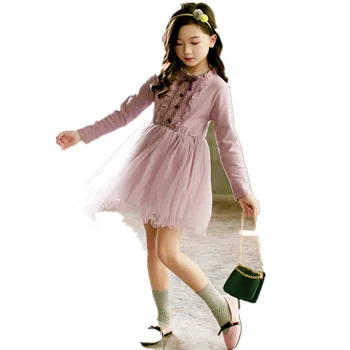 Girls Dresses 2018 Fashion Kids Dress For Girls Baby Girl Lace Mesh Long Sleeve Princess Dress Children Clothing 8 10 12 Years
Girls Dresses 2018 Fashion Kids Dress For Girls Baby Girl Lace Mesh Long Sleeve Princess Dress Children Clothing 8 10 12 Years