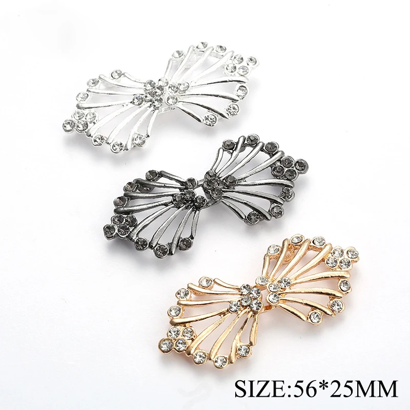 2 Pair 56*25MM Butterfly Rhinestone Buttons for Clothes Zinc Alloy Metal Buckles for Shoes Coat Decorative Shank Combined Button
2 Pair 56*25MM Butterfly Rhinestone Buttons for Clothes Zinc Alloy Metal Buckles for Shoes Coat Decorative Shank Combined Button