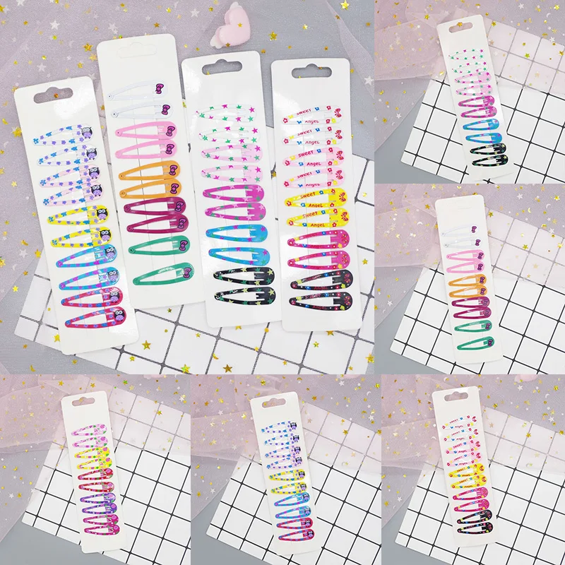 10 Pcs Kids Girl Cute Metal Paint Hair Clips Cute Cartoon Floral Hair Pin Set Children Hairpin Princess Hair Accessories
10 Pcs Kids Girl Cute Metal Paint Hair Clips Cute Cartoon Floral Hair Pin Set Children Hairpin Princess Hair Accessories