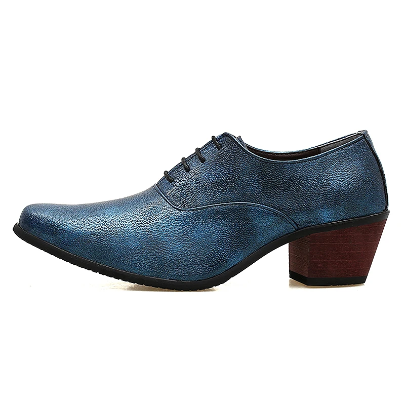 mixed colors blue men patent leather shoes italian height increasing wedding evening male footwear man unique dress oxford shoes (4)