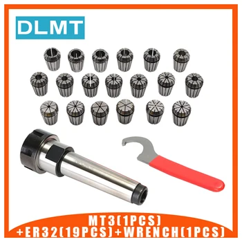ER32 collet chuck 19PCS+MT3 ER32 M14 Morse Holder 1PCS+ER32 Wrench 1PCS for CNC milling tool Engraving machine spindle motor
ER32 collet chuck 19PCS+MT3 ER32 M14 Morse Holder 1PCS+ER32 Wrench 1PCS for CNC milling tool Engraving machine spindle motor