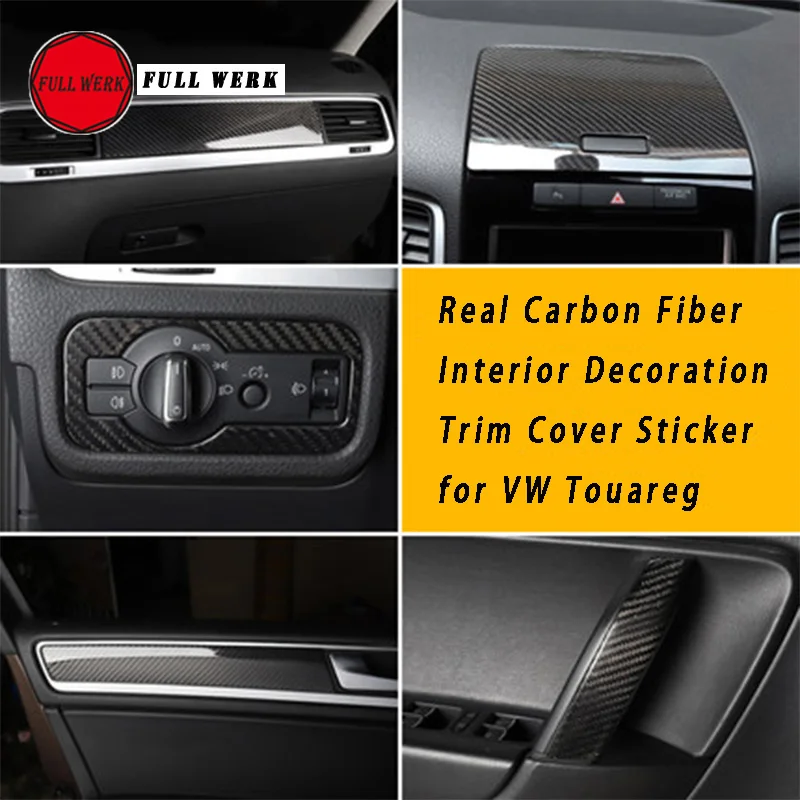 Carbon Fiber Car Styling Interior Decoration Trim Inner Door Sticker Cover for VW Touareg 11-18 Interior Mouldings Accessories
Carbon Fiber Car Styling Interior Decoration Trim Inner Door Sticker Cover for VW Touareg 11-18 Interior Mouldings Accessories