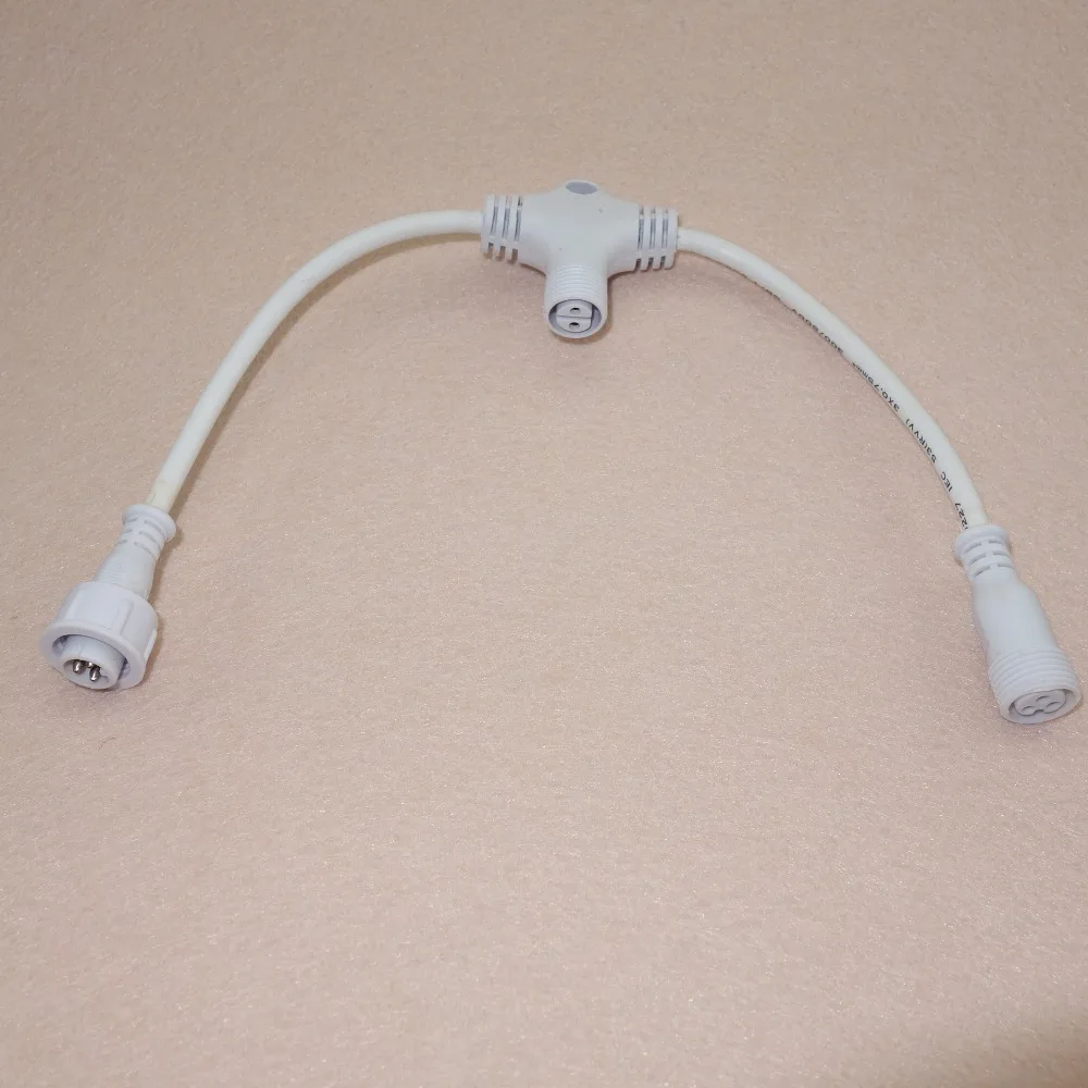 3 core T type waterproof splitter(the middle is 2core);WHITE color;the male connect's diameter;13.5mm;18AWG wire
3 core T type waterproof splitter(the middle is 2core);WHITE color;the male connect's diameter;13.5mm;18AWG wire