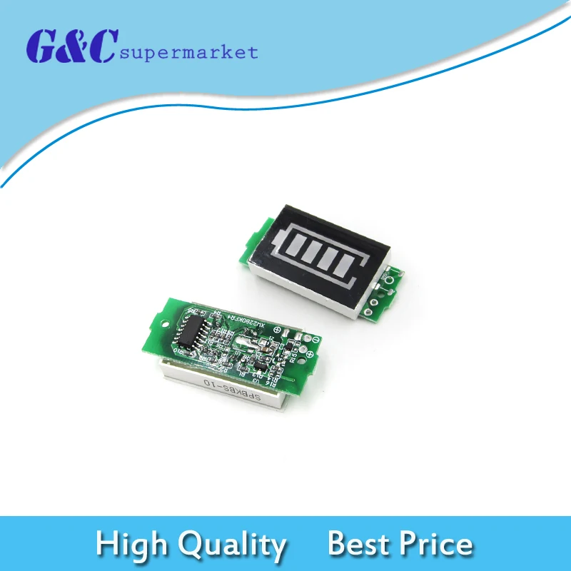 1S Single 3.7V Lithium Battery Capacity Indicator Module 4.2V Blue Display Electric Vehicle Battery Power Tester Li-po Li-ion
1S Single 3.7V Lithium Battery Capacity Indicator Module 4.2V Blue Display Electric Vehicle Battery Power Tester Li-po Li-ion