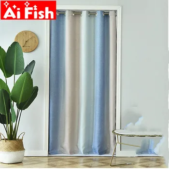 Japanese-style blackout home bedroom fabric partition curtain Gradient Stripe kitchen door bathroom curtain perforated #3
Japanese-style blackout home bedroom fabric partition curtain Gradient Stripe kitchen door bathroom curtain perforated #3