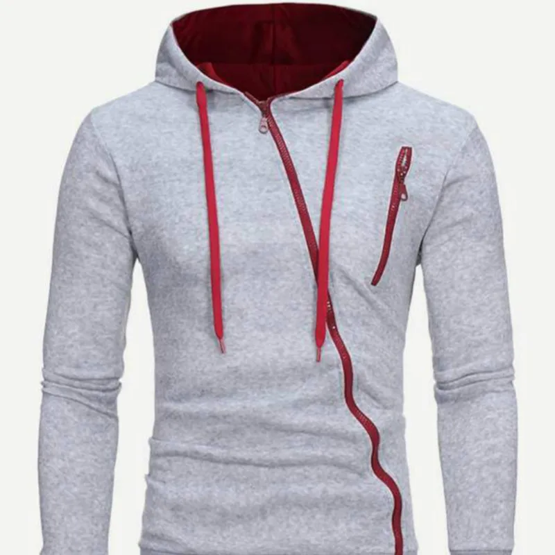 Fashionable Diagonal Zipper Up Men Casual Cardigan Fitness Hooded Sweatshirt Long Sleeve Coat Hoodie Jumper Outwear Teens Jacket
Fashionable Diagonal Zipper Up Men Casual Cardigan Fitness Hooded Sweatshirt Long Sleeve Coat Hoodie Jumper Outwear Teens Jacket