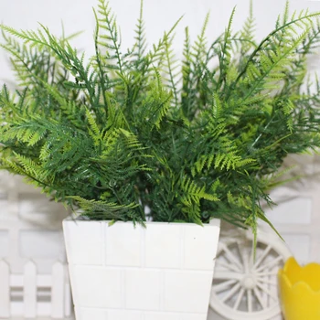 Plastic Artificial Green Plants Bonsai Beauty Green 7 Stems Grass Asparagus Fern Home Garden Party Decoration Floral Accessories
Plastic Artificial Green Plants Bonsai Beauty Green 7 Stems Grass Asparagus Fern Home Garden Party Decoration Floral Accessories