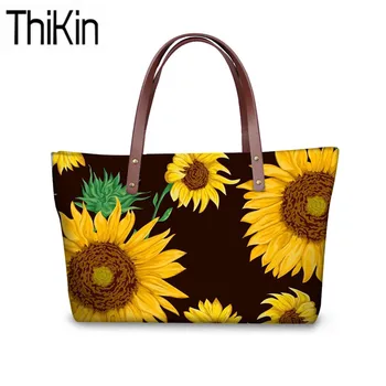 THIKIN Brand Luxury Design Handbags Women Sunflowers Print Shoulder Tote Bags Ladies Travel Organizer Hand Bag Girls Book Bags
THIKIN Brand Luxury Design Handbags Women Sunflowers Print Shoulder Tote Bags Ladies Travel Organizer Hand Bag Girls Book Bags