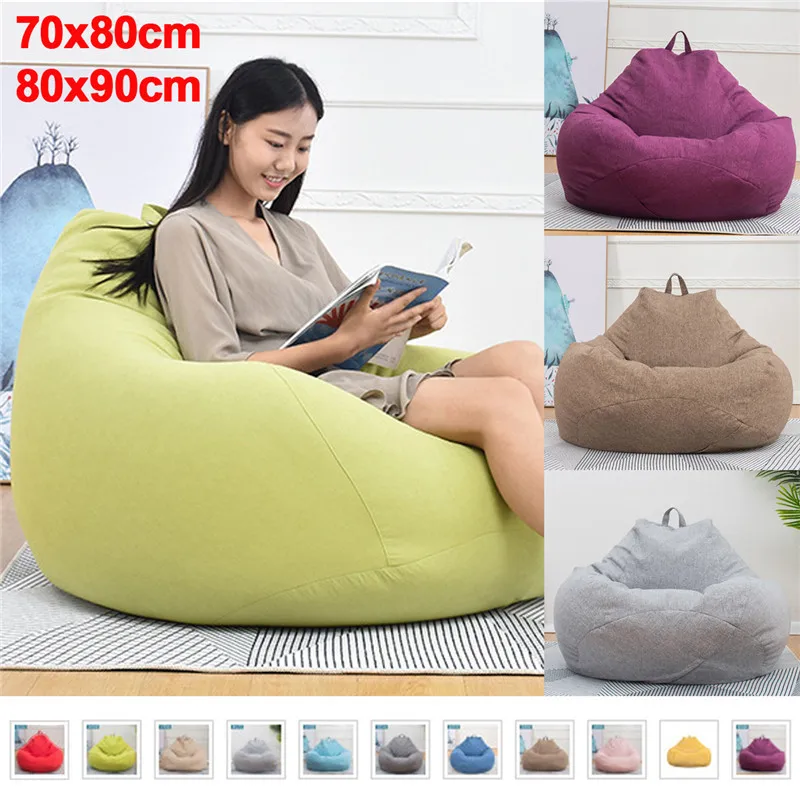 Bean Bag Sofa Signle Chair Cover Lounger Sofa Ottoman Seat Room Furniture Without Filler Beanbag Bed Pouf Puff Couch Lazy Tatami
Bean Bag Sofa Signle Chair Cover Lounger Sofa Ottoman Seat Room Furniture Without Filler Beanbag Bed Pouf Puff Couch Lazy Tatami