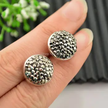 For Women ~ 12mm Pave Rhinestone Crystal Stud Earrings Jewelry Making 10pair/lot
For Women ~ 12mm Pave Rhinestone Crystal Stud Earrings Jewelry Making 10pair/lot