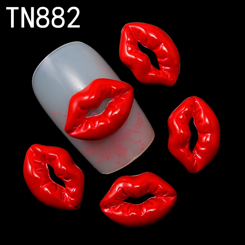Blueness 10Pcs/Lot Charms 3D Red Kiss Alloy Design Nail Art Manicure Supplies Nail Decorations Adhesives DIY Studs Tips TN882
Blueness 10Pcs/Lot Charms 3D Red Kiss Alloy Design Nail Art Manicure Supplies Nail Decorations Adhesives DIY Studs Tips TN882