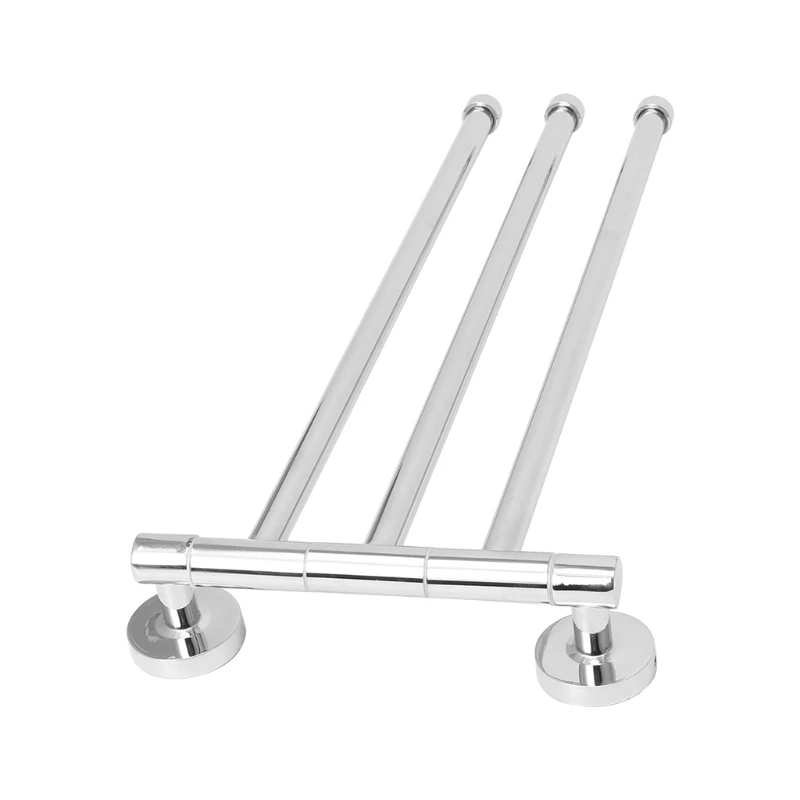 Stainless Steel Foldable Swivel Towel Rail 3 Rack Rotating Hanger Wall Shelf
Stainless Steel Foldable Swivel Towel Rail 3 Rack Rotating Hanger Wall Shelf