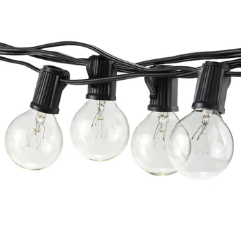 25 Light G40 Light String Two Spare Foam Eu/uk/us Plug Improved Glass Bulb Decorative Lights
25 Light G40 Light String Two Spare Foam Eu/uk/us Plug Improved Glass Bulb Decorative Lights