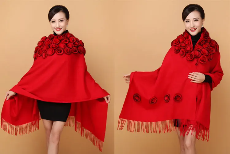 winter shawl scarf women (4)