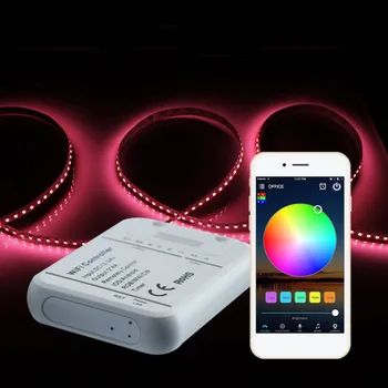 DC12-24V LED Wireless WIFI RGB Controller Remote Strip Light for IOS Android Smartphones
DC12-24V LED Wireless WIFI RGB Controller Remote Strip Light for IOS Android Smartphones