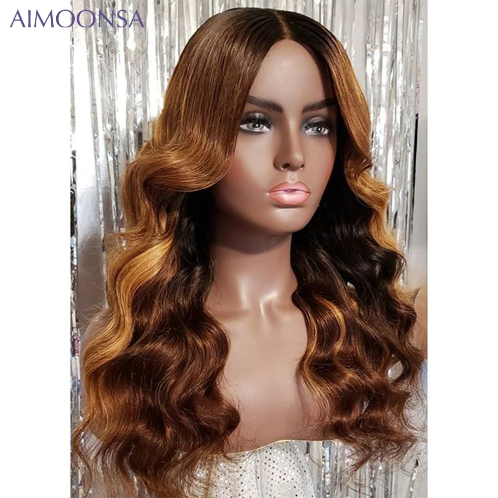 1B/27 Honey Blonde Lace Front Human Hair Wigs Pre Plucked Bleached Knots Water Brazilian Body Wave Wig Remy For Women AIMOONSA
1B/27 Honey Blonde Lace Front Human Hair Wigs Pre Plucked Bleached Knots Water Brazilian Body Wave Wig Remy For Women AIMOONSA