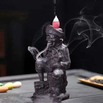 Creative Island Captain Backflow Incense Burner Ceramic Indoor Residence Decoration Character Skull Pirate Back Backflow Burner
Creative Island Captain Backflow Incense Burner Ceramic Indoor Residence Decoration Character Skull Pirate Back Backflow Burner