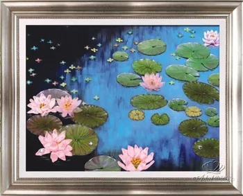 Chinese Needlework,DIY Ribbon Cross stitch Sets for Embroidery kit, Lake Lotus flowers bands embroidery wall wedding gift decor
Chinese Needlework,DIY Ribbon Cross stitch Sets for Embroidery kit, Lake Lotus flowers bands embroidery wall wedding gift decor