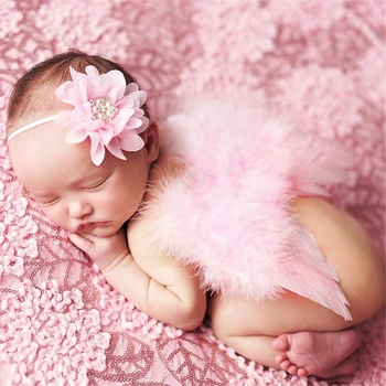 2017 New 1Set Cute Angel Baby Feather Newborn Photography Props Wings Costume Headband
2017 New 1Set Cute Angel Baby Feather Newborn Photography Props Wings Costume Headband