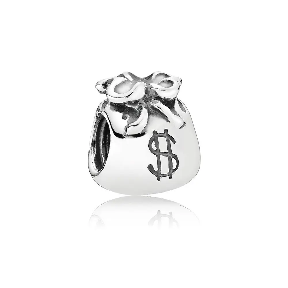 Authentic 925 Sterling Silver Money Bags Charm Bracelet Beads Fit Pandora Charm Bracelet DIY Jewelry Bangle for women
Authentic 925 Sterling Silver Money Bags Charm Bracelet Beads Fit Pandora Charm Bracelet DIY Jewelry Bangle for women