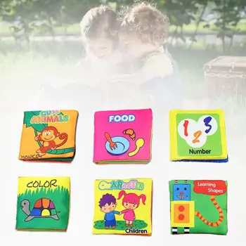 Vitoki Soft Cloth Baby Books Rustle Sound Infant Educational Stroller Rattle Toys For Newborn Baby 0-12 month
Vitoki Soft Cloth Baby Books Rustle Sound Infant Educational Stroller Rattle Toys For Newborn Baby 0-12 month