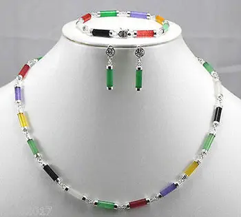wind Wonderful word gem multicolor gem bracelet earrings Necklace Jewelry AAA women's jewelry
wind Wonderful word gem multicolor gem bracelet earrings Necklace Jewelry AAA women's jewelry